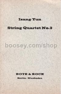 String Quartet III (1959) (Study Score)