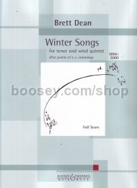 Winter Songs, after e.e. cummings (2000) (Score)