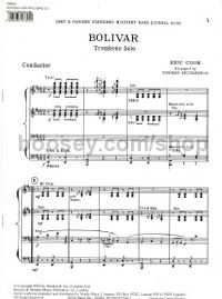 Bolivar for Wind Band (Conductors Score)           