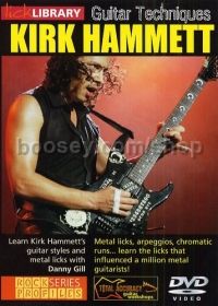 Kirk Hammett Guitar Techniques (Lick Library series) DVD