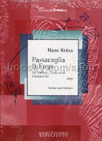 Passacaglia & Fugue (1943) (String Trio Score & Parts)