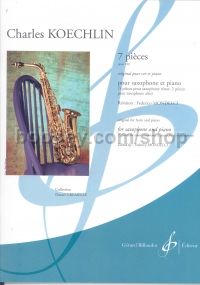 Pieces (7) Op. 180 tenor & Alto Sax/Piano 