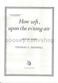 How Soft Upon The Evening Air Sop/alt Du