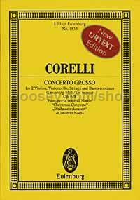 Concerto Grosso in G Minor, Op.6/8 (Chamber Orchestra) (Study Score)
