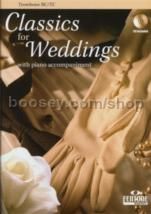 Classics For Weddings Trombone (Book & CD)