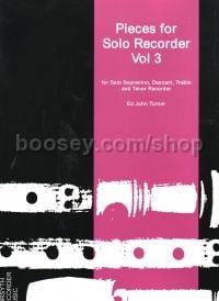 Pieces For Solo Recorder vol.3 