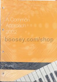 A Common Approach 2002 (Piano Insert)