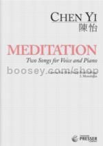 Meditation 2 Songs For Voice & Piano 