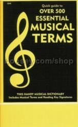 Quick Guide To Over 500 Essential Musical Terms