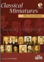 Classical Miniatures Alto Sax philipp (Book & CD)