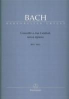 Concerto For 2 Harpsichords, BWV 1060a