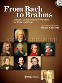 From Bach to Brahms - Flute & Piano (Book & CD)