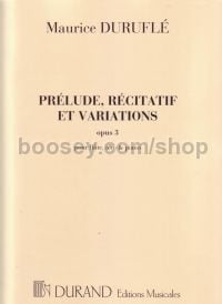 Prelude, Recitative & Variation - Trio