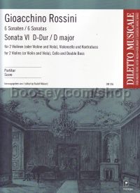Sonata VI in D major (score)