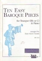 Ten Easy Baroque Pieces For Tumpet & Piano