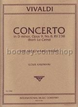 Concerto D Minor Op. 9/ 8 Violin & Piano