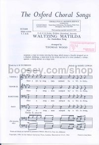 Waltzing Matilda TTBB