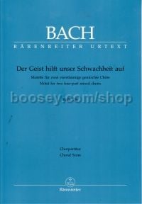 Der Geist Hilft bwv226a motet No2 Choral Sc