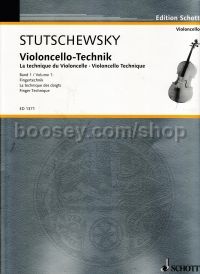 Violoncello Technique Book 1 ger/fr/en