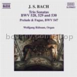 Trio Sonatas BWV 528-530/Prelude and Fugue BWV 547 (Naxos Audio CD)
