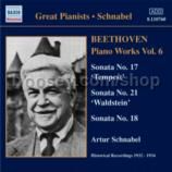Piano Sonatas Nos. 17, 18 vol.6 (Naxos Audio CD)