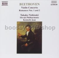 Violin Concerto/Romances Nos. 1 and 2 (Naxos Audio CD)