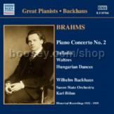 Piano Concerto No.2 in B flat major Op 83/Hungarian Dances etc. (Naxos Audio CD)