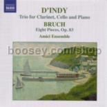 Pieces (8) Op. 83/Clarinet Trio Op. 29 (Naxos Audio CD)