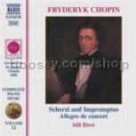 Piano Music vol.12: Scherzos/Impromptus/Allegro de concert (Naxos Audio CD)