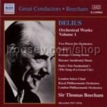 Orchestral Works vol.1 (Beecham) 1927-1934 (Naxos Historical Audio CD)