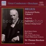 Orchestral Works vol.3 (Beecham) 1928-1938 (Naxos Historical Audio CD)