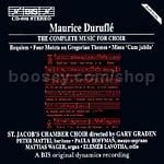 Requiem Op 9/Quatre Motets Op 1/Missa Cum jubilo Op 11 (BIS Audio CD)