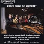 From Solo till Quartet (BIS Audio CD)
