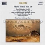 Piano Transcriptions of Songs, Op. 41/Nordic Melodies, Op. 63 (Naxos Audio CD)