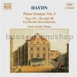 Piano Sonatas Nos. 53-56 and 58/Un Piccolo Divertimento (Naxos Audio CD)