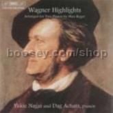Wagner Highlights - Arranged for Two Pianos by Max Reger (BIS Audio CD)