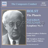 Symphony No.4 in F minor/The Planets (Naxos Audio CD)