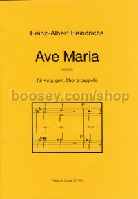 Ave Maria (choral score)