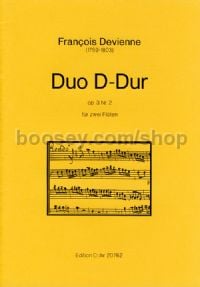Duo No. 2 D Major op. 3 - 2 Flutes (score)