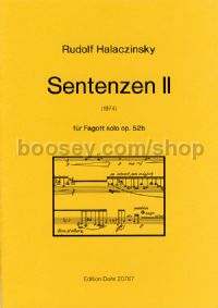 Sentences II - Bassoon
