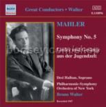 Symphony No.5 in C# minor/Lieder und Gesange aus der Jugendzeit (Naxos Audio CD - Historic)