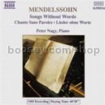 Songs without Words vol.1 (Naxos Audio CD)