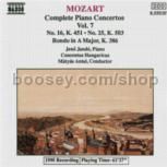 Piano Concertos Nos. 16 & 25/Rondo, K. 386 vol.7 (Naxos Audio CD)