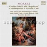 Piano Trio, K. 498, 'Kegelstatt'/Violin Sonata No26 (arr. for clarinet & string trio) (Naxos Aud