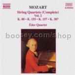 String Quartets vol.2, K. 80, K. 155, K. 157 & K. 387 (Naxos Audio CD)