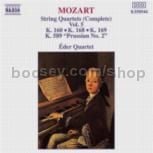 String Quartets vol.5,K. 168-169 & K. 589, 'Prussian No2' (Naxos Audio CD)