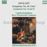 Symphonies Nos. 36, 33 & 27 (Naxos Audio CD)