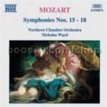 Symphonies Nos. 15 - 18 (Naxos Audio CD)