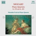 Piano Quartets, K. 478 & K. 493 (Naxos Audio CD)