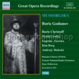 Boris Godunov (Naxos Audio CD)